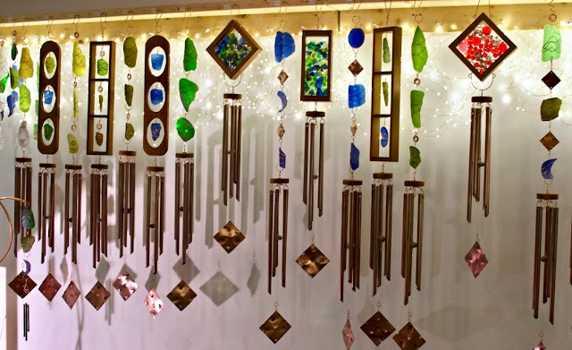 Coast Chimes wind chimes and suncatchers, handcrafted
