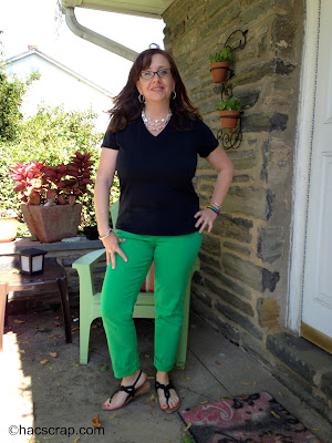 Styling Green Jeans | Mid-Life Mom Fashion