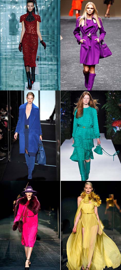 Confidence and Style Blog: Color Trends Autumn/Winter 2012 Jewel Tones