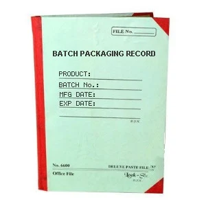 Batch Packaging Record - BPR