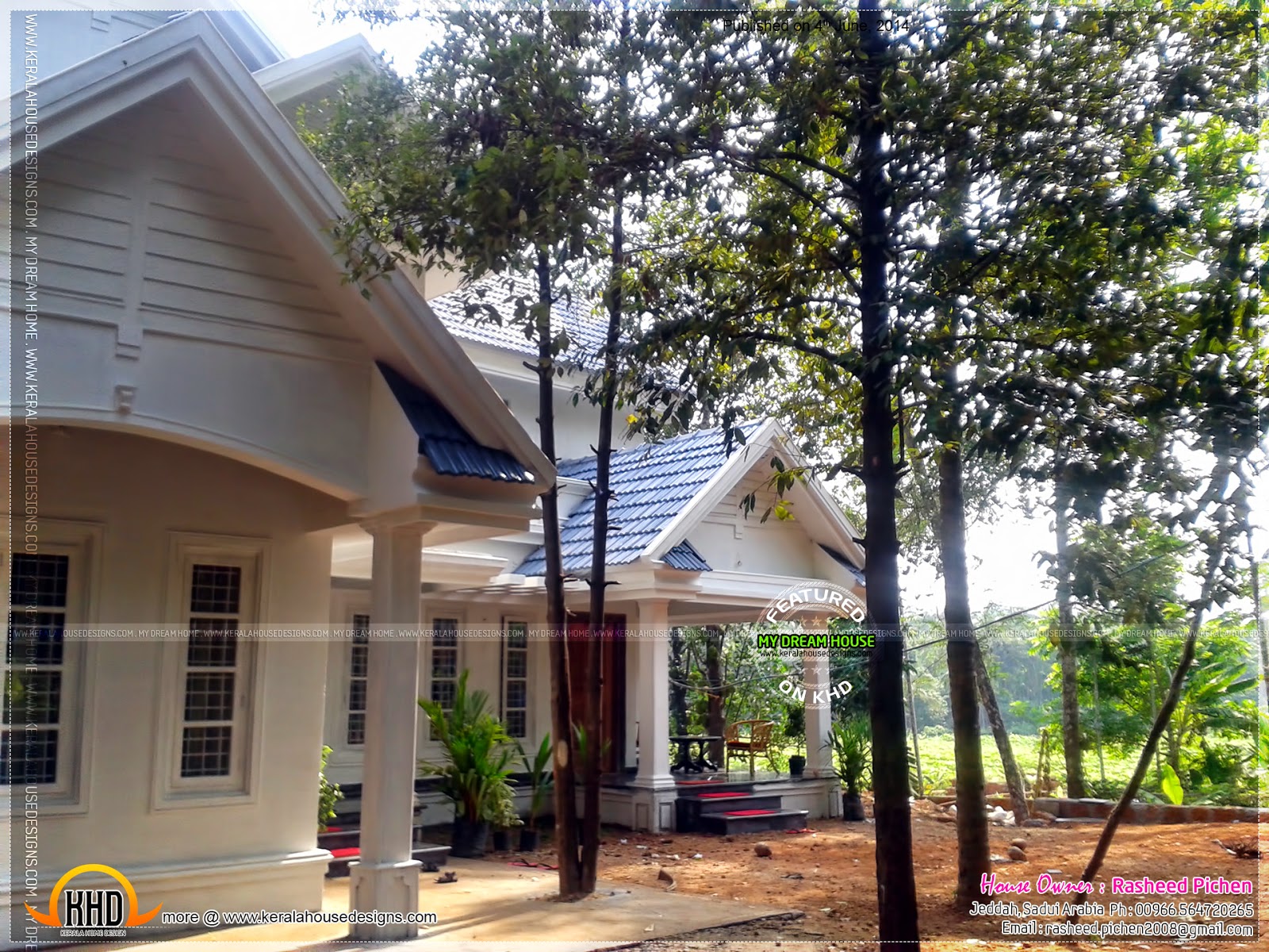 House of Mr.Rasheed Pichen, Malappuram Kerala Home Design and Floor