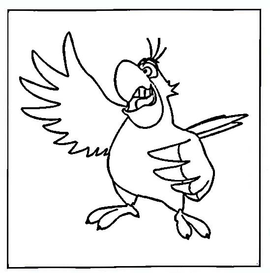 iago aladdin coloring pages - photo #10