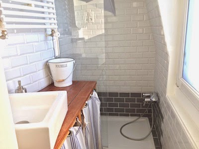douche sur mesure : résultat des travaux DIY douche sur mesure