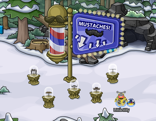 Resultado de imagen para mustache madness 2015 club penguin
