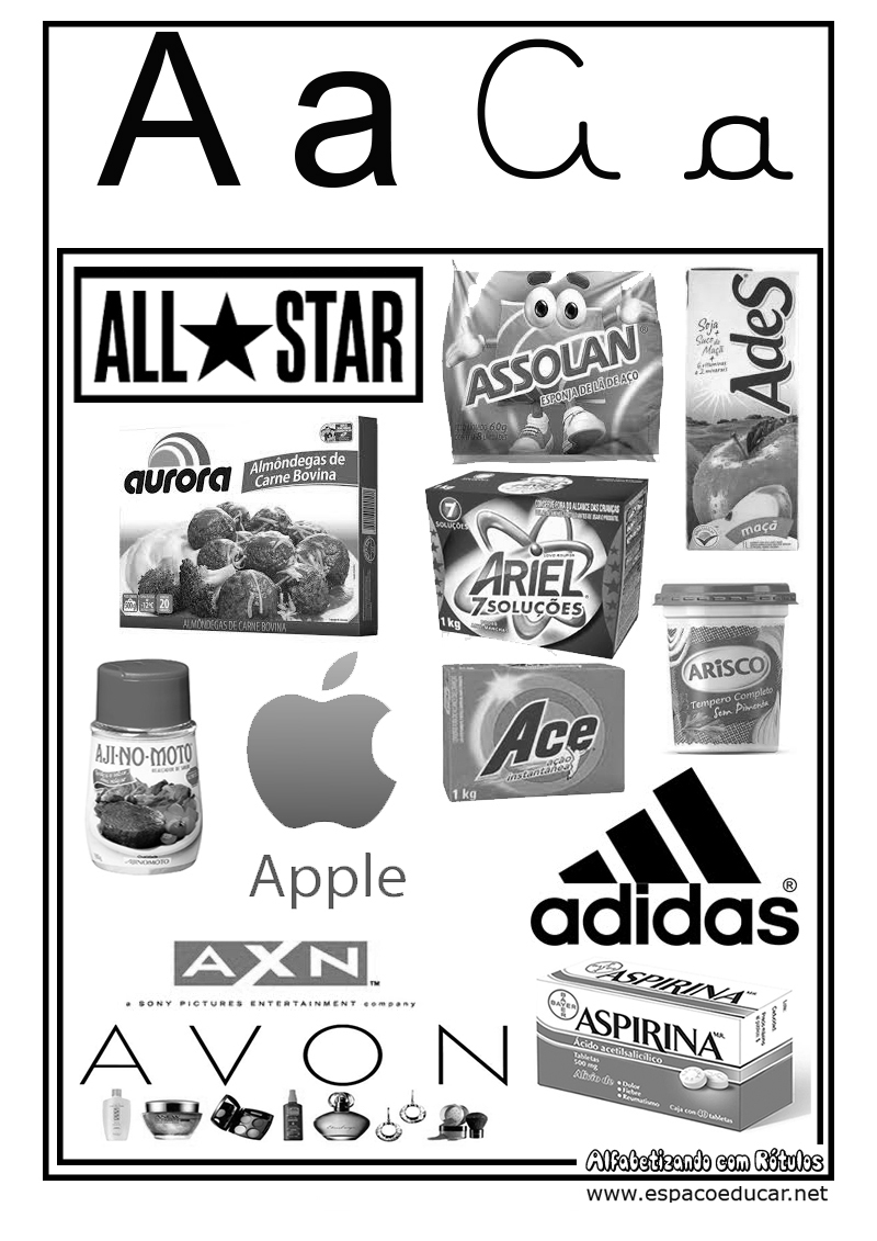 ALFABETO COM RÓTULOS, MARCAS E LOGOTIPOS GRÁTIS PARA VOCÊ IMPRIMIR LETRA AESPAÇO EDUCAR ALFABETO COM RÓTULOS, MARCAS E LOGOTIPOS GRÁTIS PARA VOCÊ IMPRIMIR LETRA AESPAÇO EDUCAR