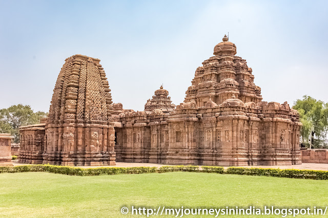 Pattadakal Mallikarjuna Temple on Right Pattadakal Mallikarjuna Temple on Right