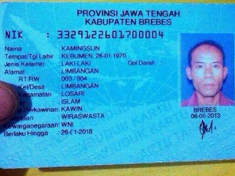 Kumpulan 24 Pemilik KTP Dengan Nama  Unik Dan Aneh 