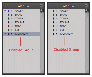 Pro Tools Group List Pro Tools Group List