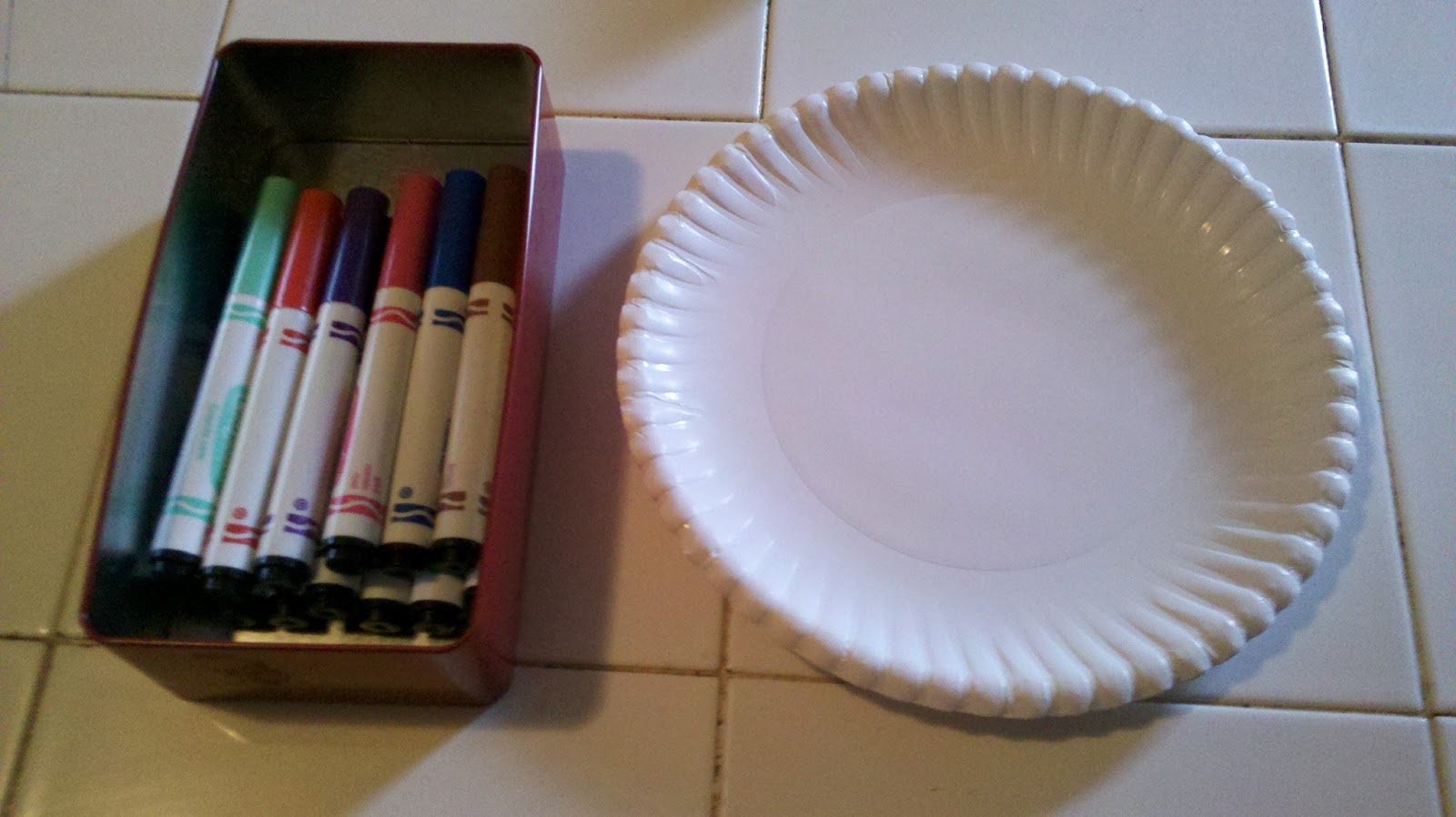 paper plates with birds on them