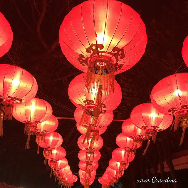 xoxo Grandma Paper Lantern Festival Wall Mural