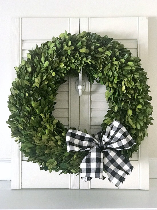 How to Make a Plantation Shutter Wreath Hook