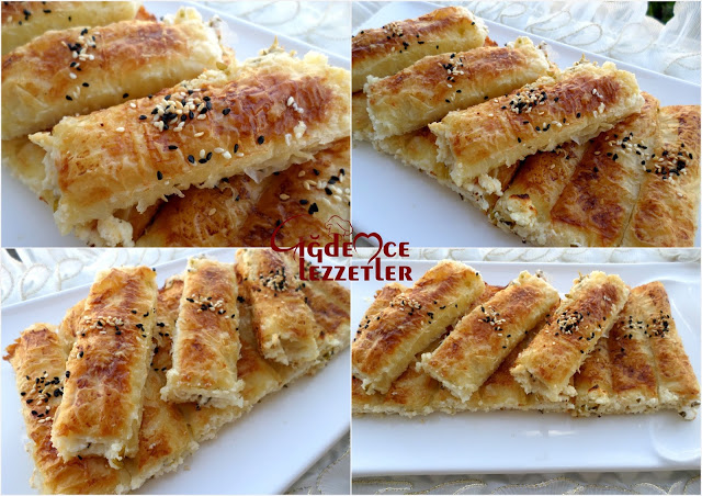 Baklavalık Yufkadan Peynirli Börek