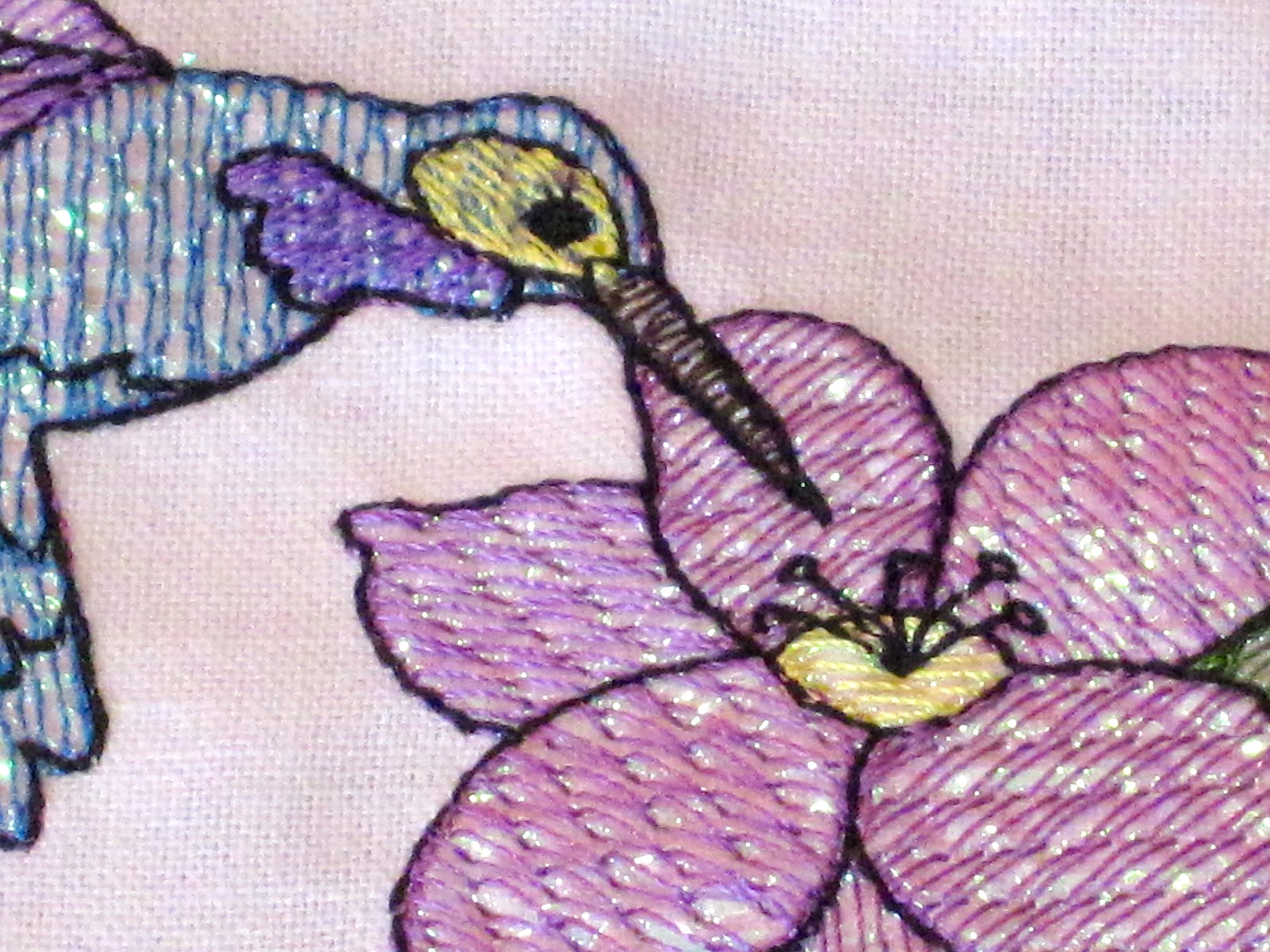 Mylar Embroidery How to Sylvia's Stitches