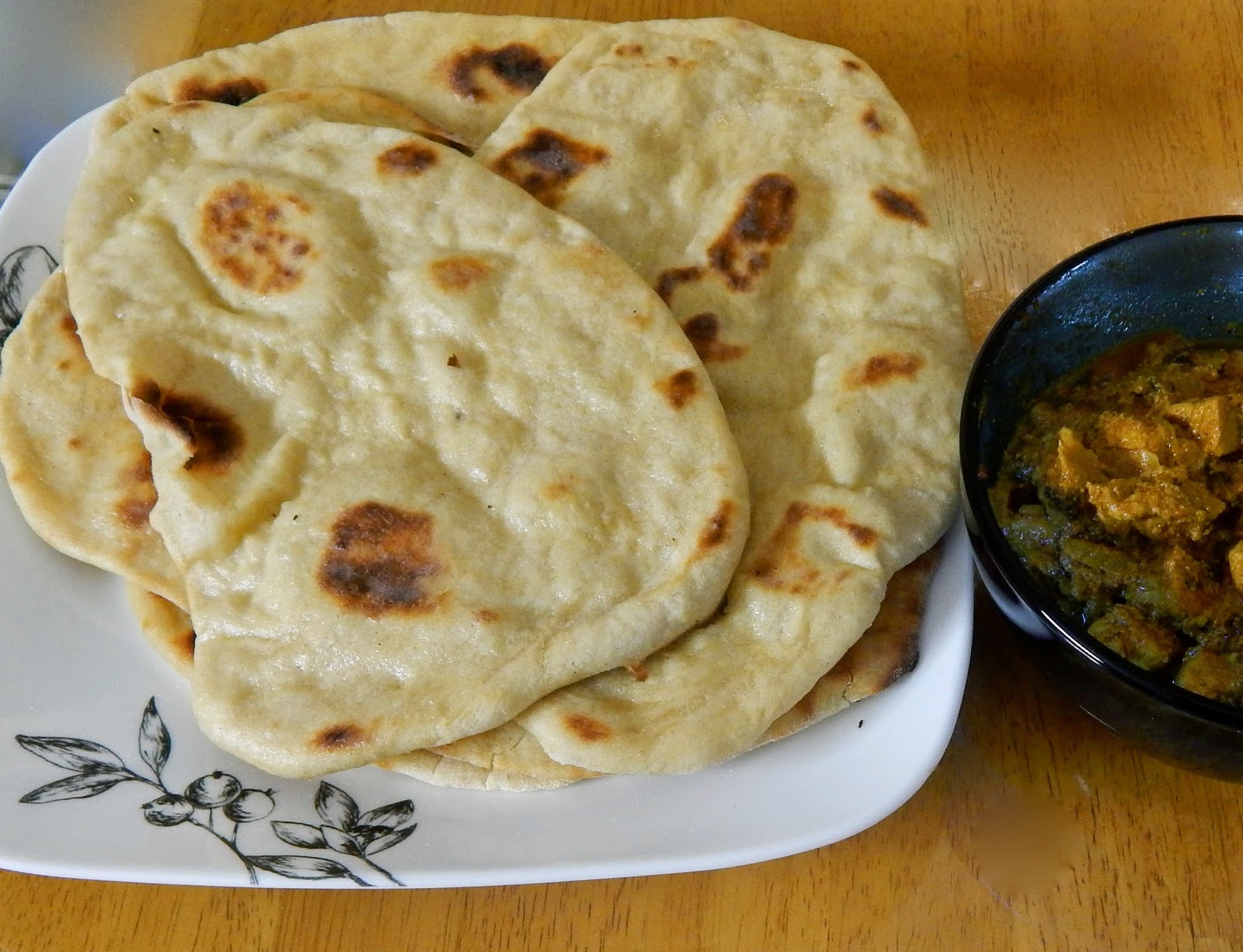 Palatable dishes from Jess's kitchen ) Naan ( Indian Oven Baked