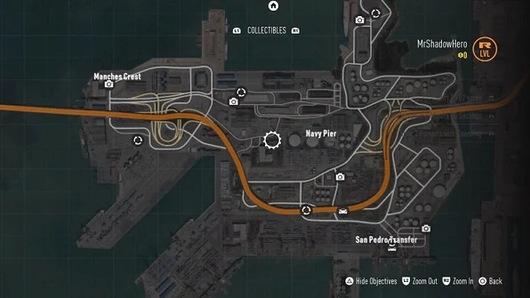 Collectibles, South Port District, NFS 2015, Map