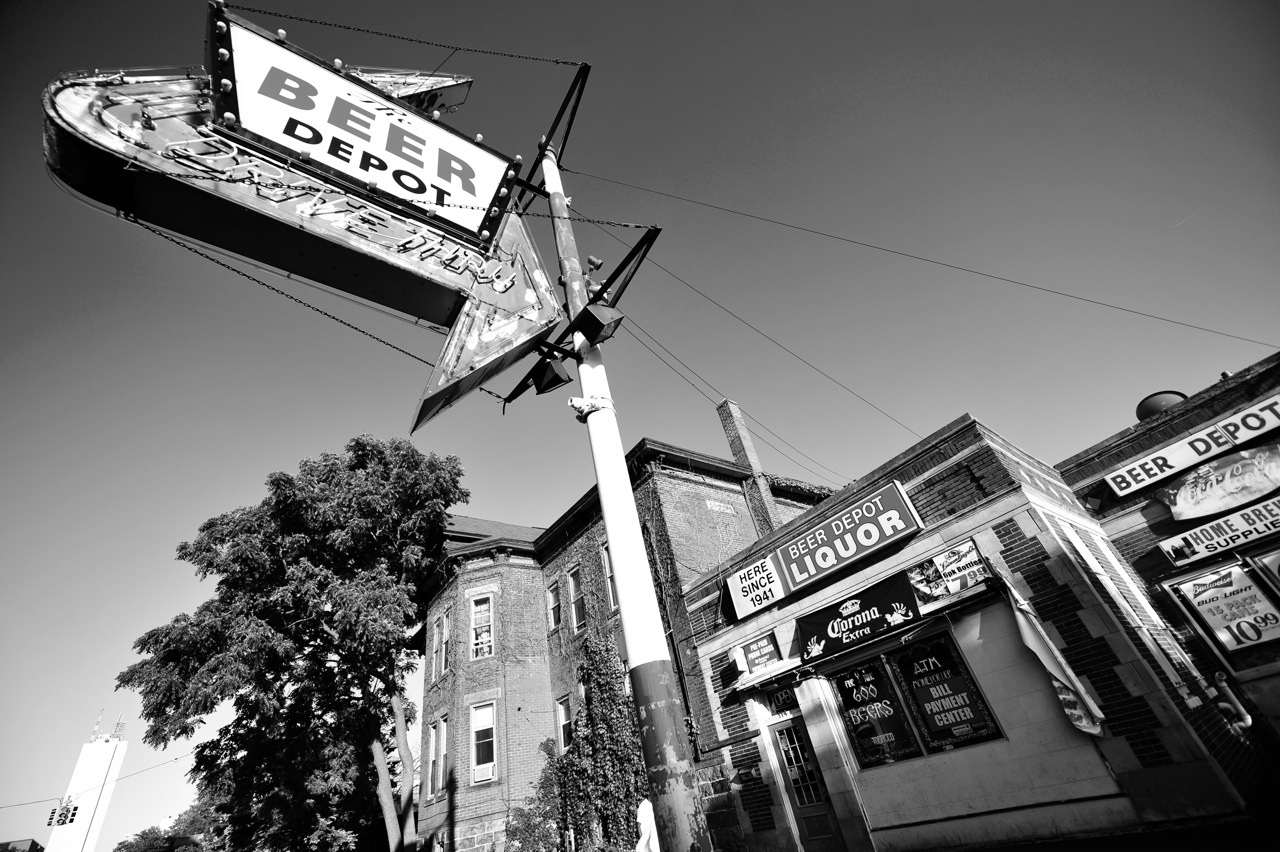 Writing With Light Beer Depot