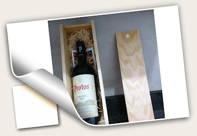 Protos Crianza presentado en caja de madera Protos Crianza presentado en caja de madera