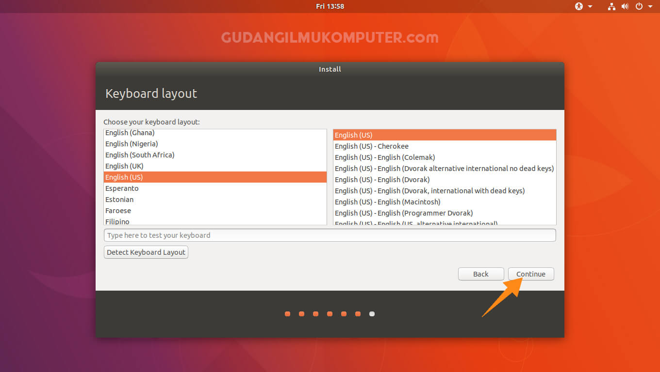 Cara Instal Ubuntu 17.10 (Artful Aardvark) Lengkap Beserta Gambar