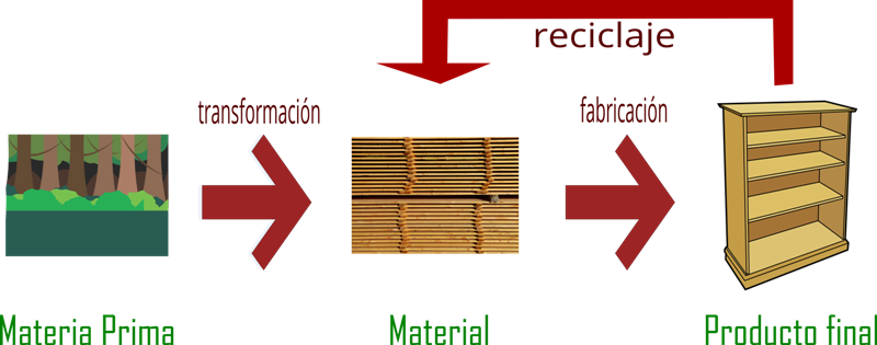 TECNOLOGÍA : Los materiales. La madera y sus derivados
