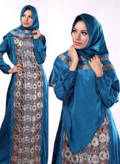 Model Baju Batik Kombinasi Polos Terbaru Model Baju Muslim Kombinasi Batik Dengan Kain Polos, Brokat Dan Satin