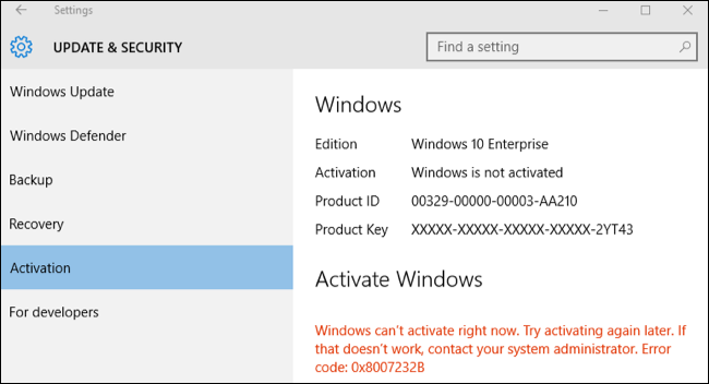 upgrade windows 10 pro to enterprise without key