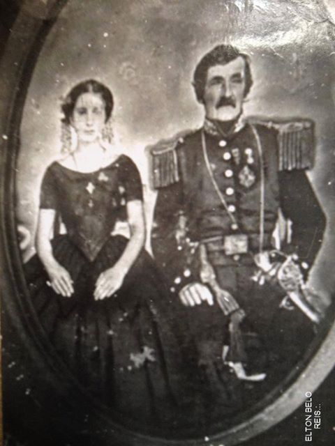 Comendador Venceslau Alves Belo e sua esposa Maria Alves de Faria Belo
