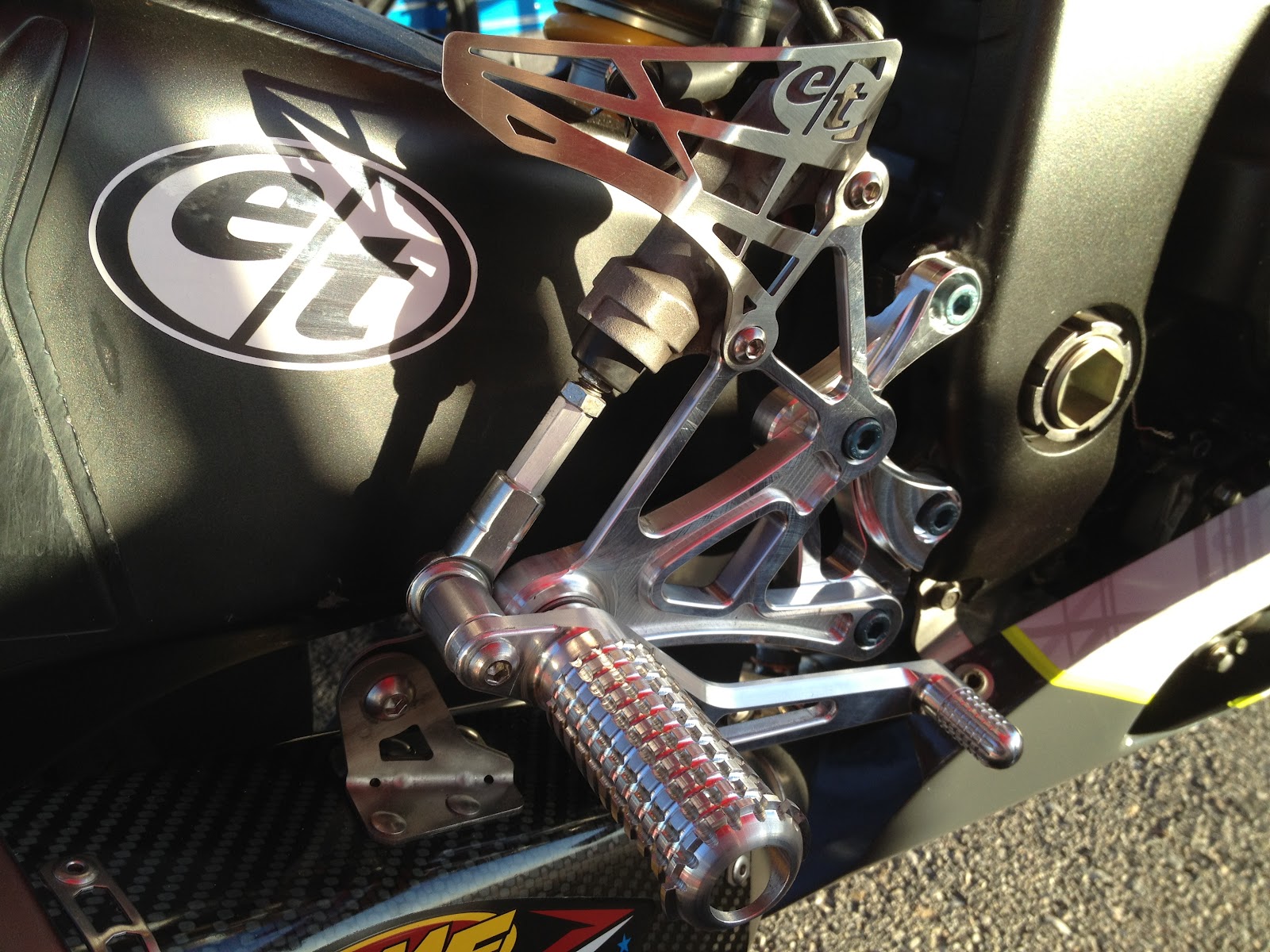 evol blog. ETX Rearsets for R6 First Race Weekend.