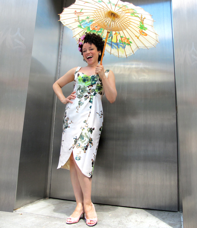 oonaballoona | by marcy harriell | BHL Kim dress and fascinator| a sewing blog 