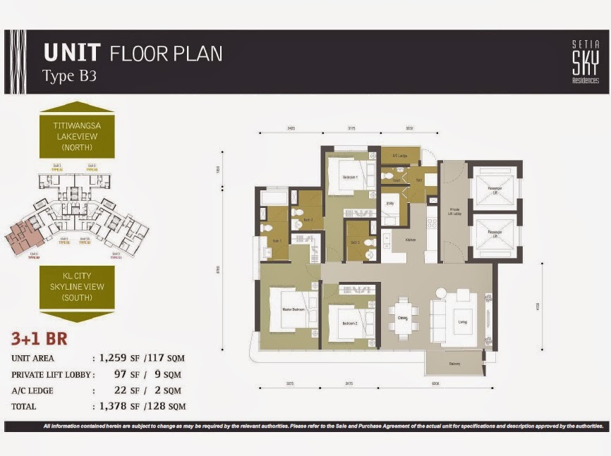 Setia Sky Residence Types and Floor Plan KLiHome