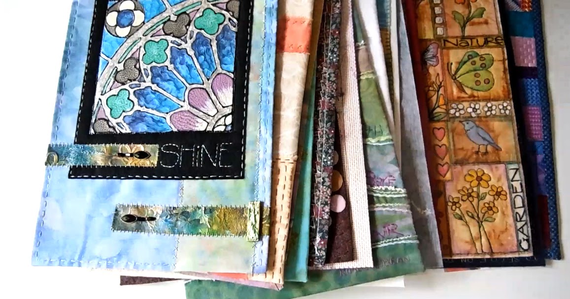 Creative days How I make a fabric art journal