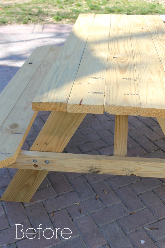 The Wicker House- Lowe's Outdoor Table