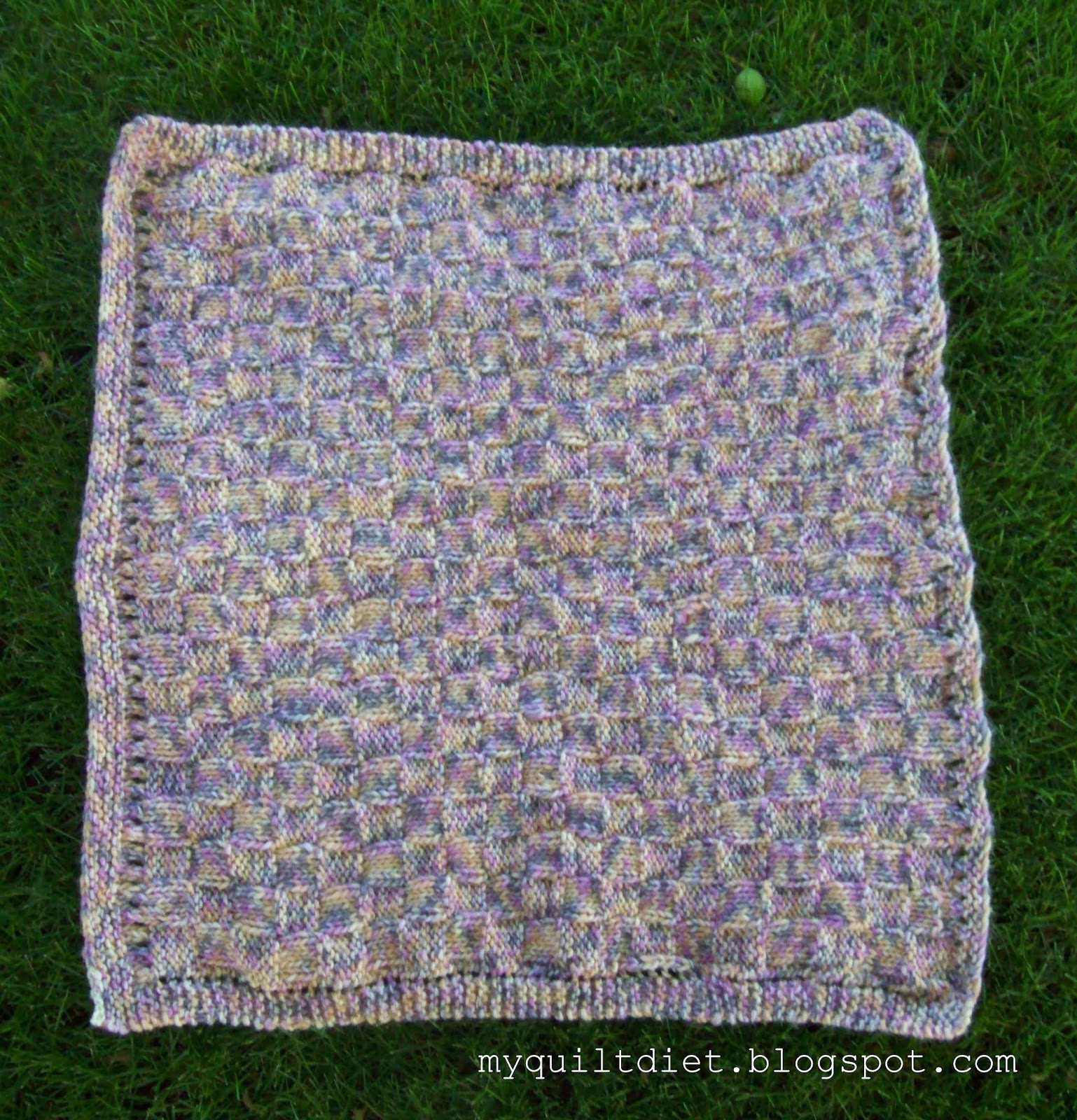 My Quilt Diet... Basket Weave Baby Blanket