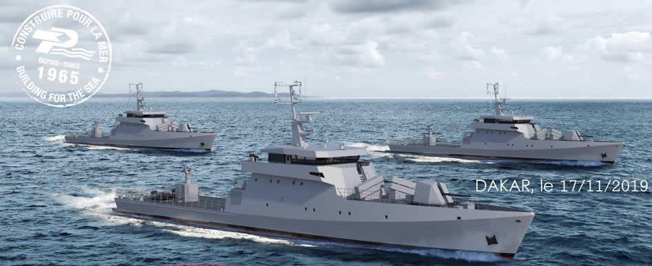 Сенегал замовив французькій верфі три патрульні судна