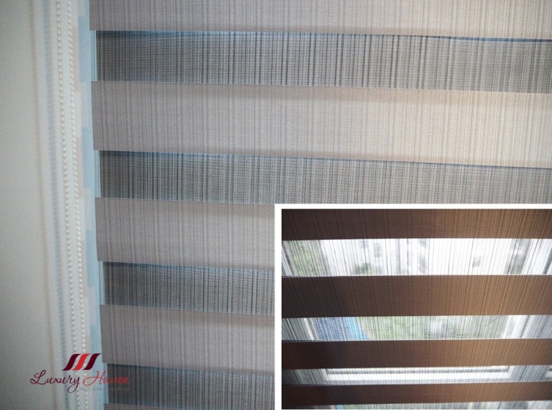 Learn About the Different Types of Window Blinds zebra day night window blinds alternating stripes