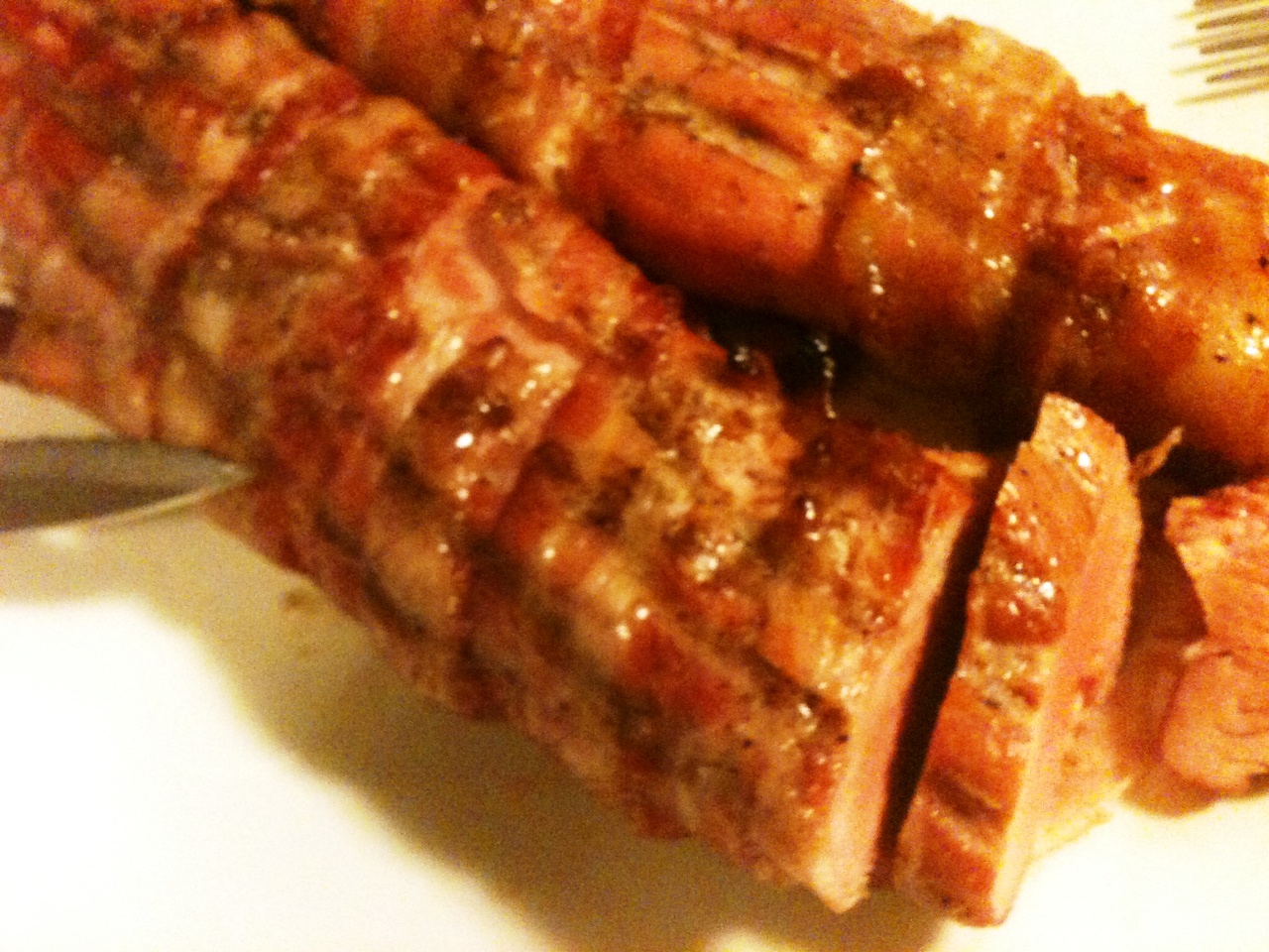 Yeah, You Can Grill That Oh Hells Yeah BaconWrapped Pork Tenderloin