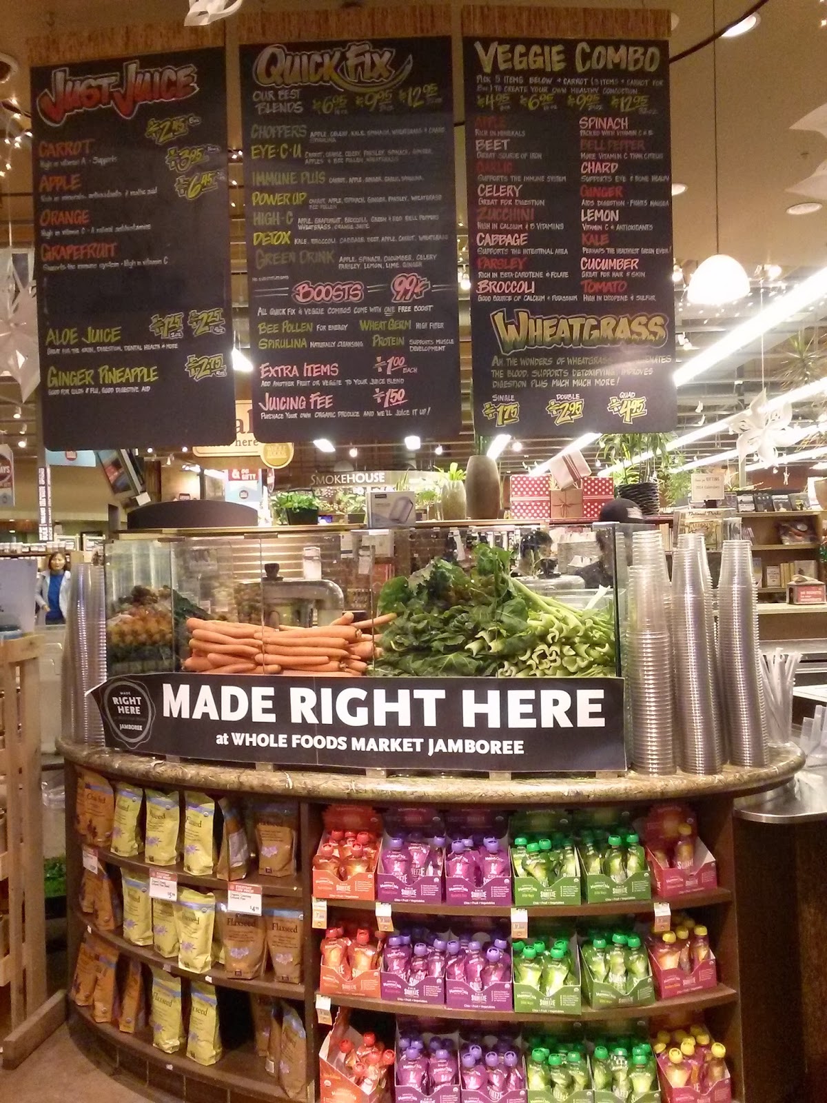 Whole Foods Fresh Juice Very Dark Green Juice It has grown on me!