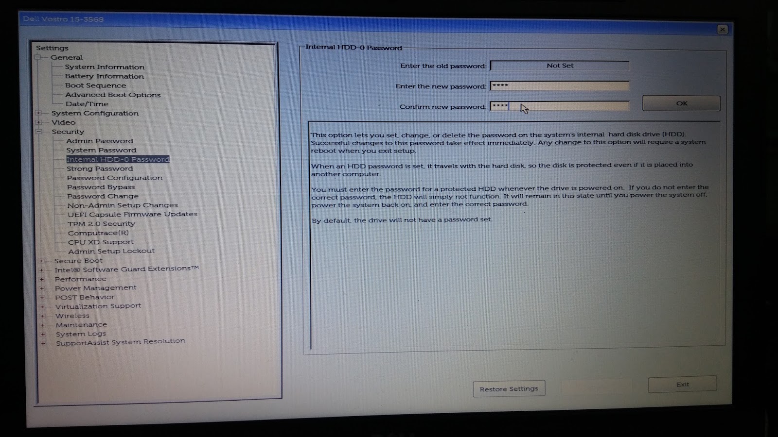 5) click on ok and exit. Thus we can easily protect or lock our hard disk