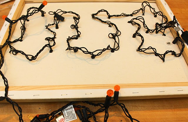 DIY  //  HALLOWEEN MARQUEE LIGHTS, Oh So Lovely Blog