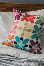 Fireworks Pillow from Patchwork USA by Heidi Staples of Fabric Mutt (Photo by Page + Pixel for Lucky Spool Media)