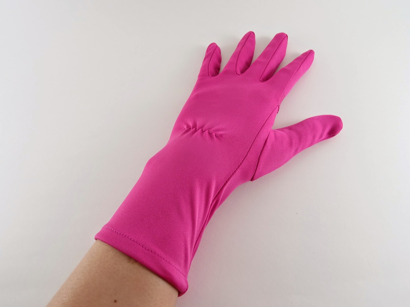 UV100-抗UV純色纖細中長女手套
