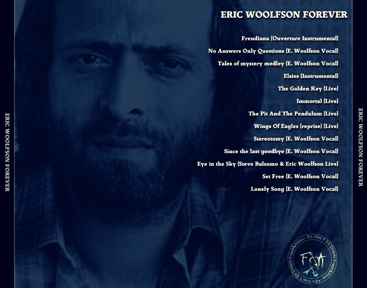 THE ALAN PARSONS PROJECT Eric Woolfson Woolfson Forever