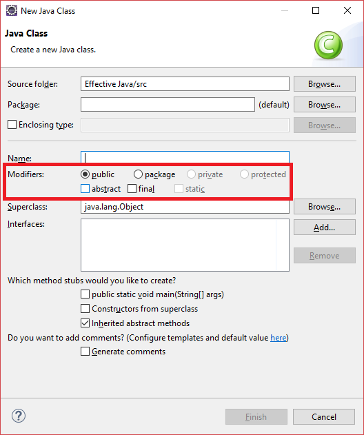 Java Keywords (Part I): Creating Classes