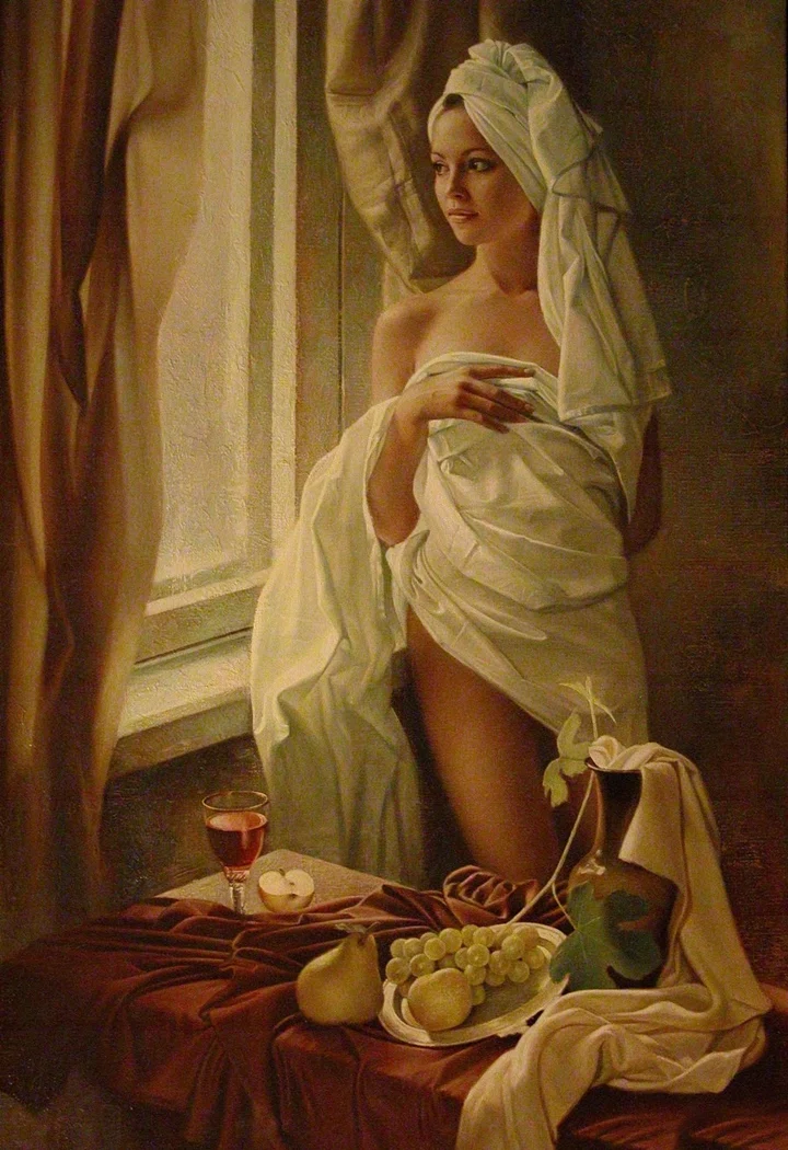 Valery Vetshteyn [Валерий Ветштейн] 1966 - Ukrainian Figurative painter