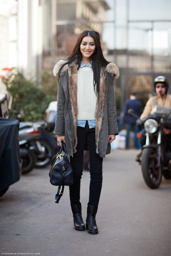 nettement chic Le look de la semaine La parka militaire