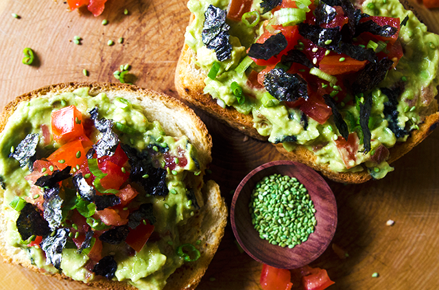 Nori and Scallion Avocado Toast - This super delicious avocado toast makes for a wonderful and unconventional vegan breakfast during the holidays. It's a great indulgent yet healthy treat! Click here for the recipe <3 vegan avocado toast ideas vegan avocado toastie vegetarian avocado toast vegan avocado toast vegan avocado toast recipe vegan toast and avocado vegan avocado on toast vegan avocado on toast recipe toast with avocado vegan avocado nori toast christmas avocado toast easy avocado toast recipes best avocado toast recipe easy avocado toast recipe avocado toast recipe healthy avocado toast recipe ideas avocado toast recipe le pain quotidien best avocado on toast recipe the best avocado toast recipe avocado toast recipe vegan