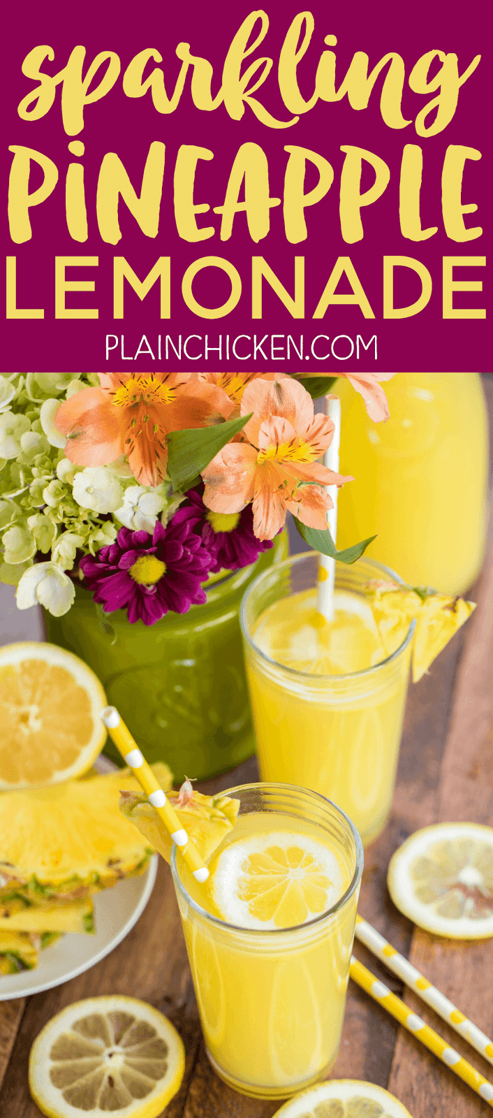Sparkling Pineapple Lemonade Plain Chicken®