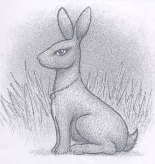 Lulani transformed into a rabbit