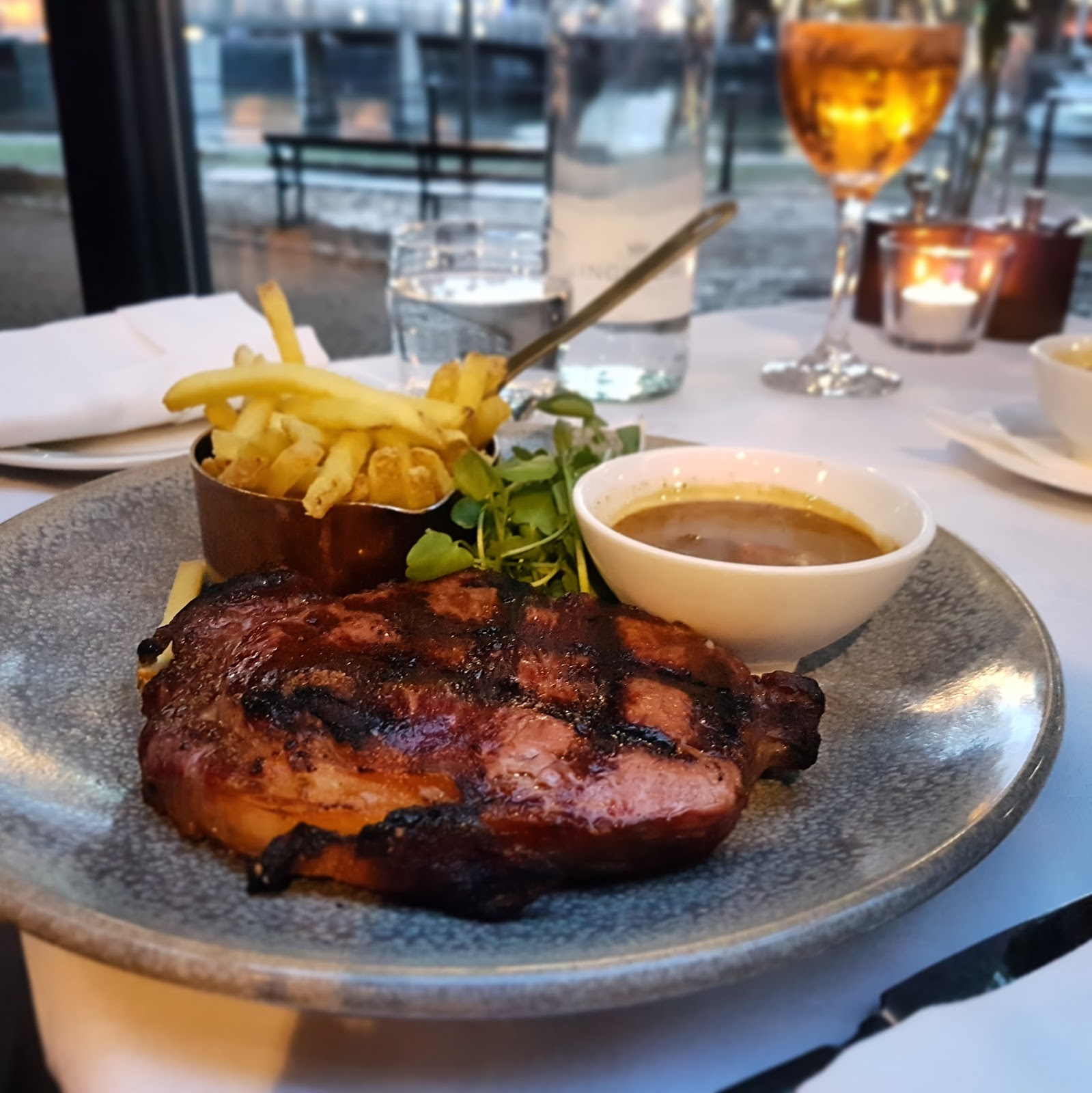 Review The River Grille, Bristol Sugar Pink Food