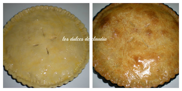 pastel de pollo