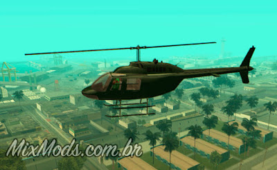 gta sa mod membro gangue pilota helicóptero